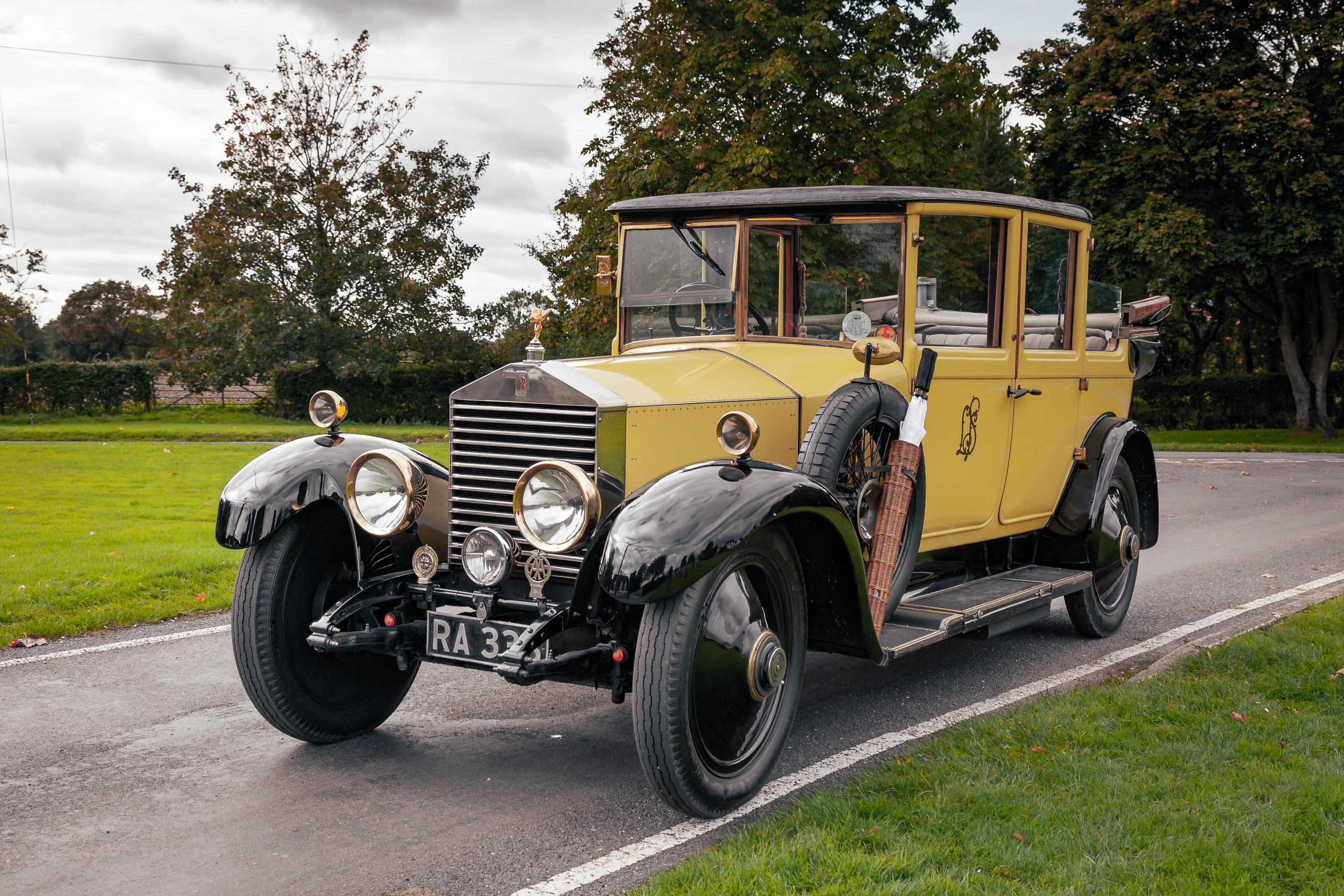 Pop Larkin's beloved yellow rolls-royce from ITV series Darling Buds of May sold H&H Classics