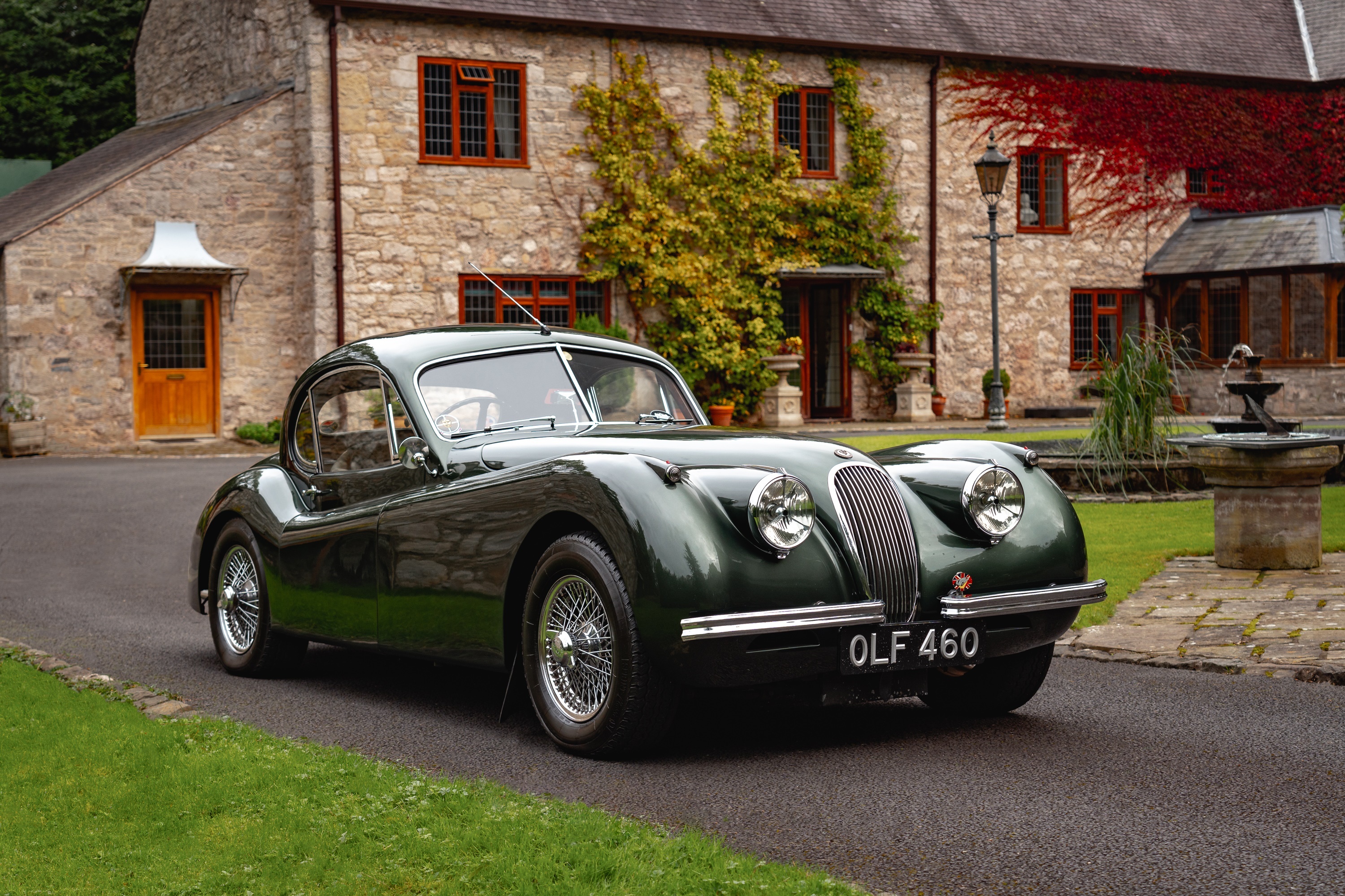 Racing legend Patsy Burt's Jaguar XK120 speeds to Buxton auction