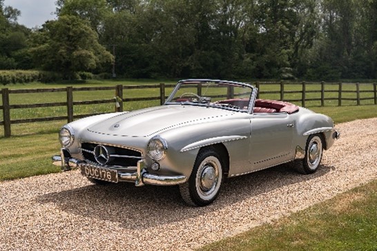 High society… rare, low mileage 1960 Mercedes-Benz with aristocratic pedigree up for auction