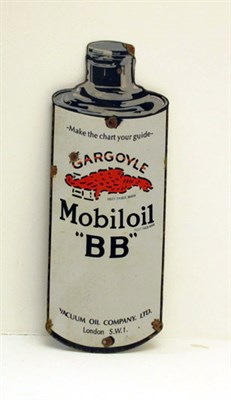 Lot 126 - A 'Mobiloil Gargoyle' BB-Grade Enamel Advertising Sign