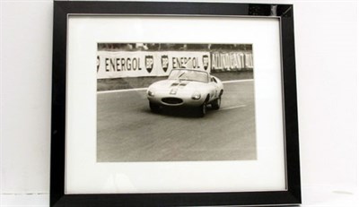 Lot 146 - A Framed and Glazed Original Jaguar 'E2A' Press Photograph