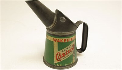 Lot 162 - A One-Pint Capacity Oil Pourer for 'Wakefield Patent Castrol Motor Oil'