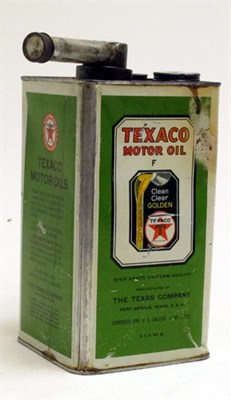 Lot 179 - A One-Gallon Capacity Oil Can for 'Texaco'