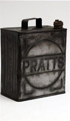 Lot 180 - A 'Pratts' 2-Gallon Capacity Oil Can