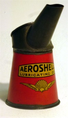 Lot 186 - A Rare Half-Pint Capacity Oil Pourer for 'Aeroshell Lubricating Oils'