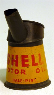 Lot 188 - A Half-Pint Capacity Oil Pourer for 'Shell Motor Oil'