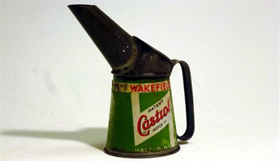 Lot 192 - A Half-Pint Capacity Oil Pourer for 'Wakefield Castrol'