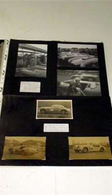 Lot 268 - An Album Containing Motor Racing Photographs and Related Ephemera