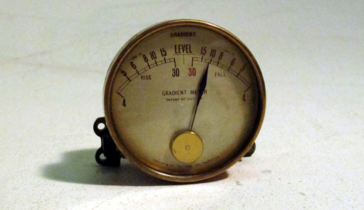 Lot 279 - A Brass 'Tapley' Gradient Meter