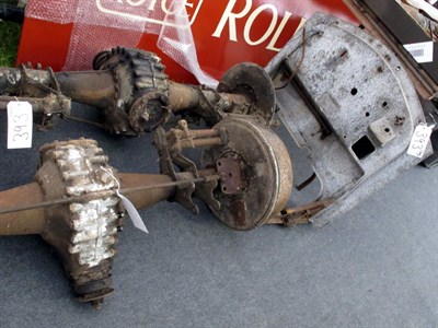 Lot 393 - Rolls-Royce Gearbox and Two Rear Axles