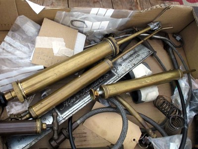 Lot 397 - Quantity of Brass Oilers and Other Items