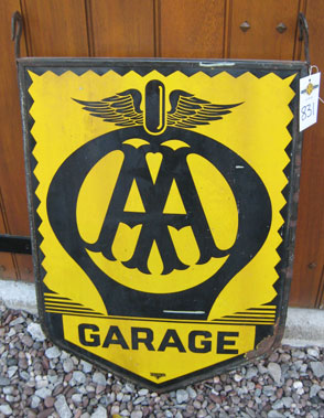 Lot 831 - Aa Garage Hanging Box Sign