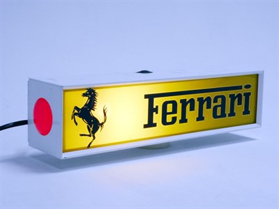 Lot 33 - Ferrari Illuminated Sign