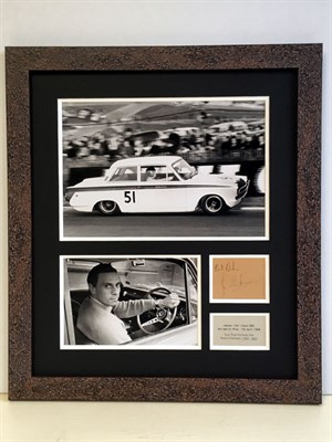 Lot 320 - 'Jim Clark and the Lotus Cortina' Autograph Presentation (1936 - 1968)
