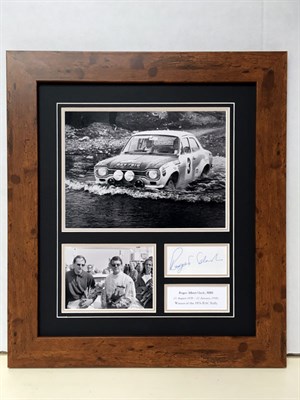 Lot 199 - 'Roger Clark in the Ford Escort' Autograph Presentation (1939 - 1988)