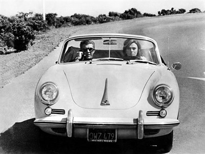 Lot 313 - 'Steve McQueen & Jacqueline Bisset in a Porsche 356'
