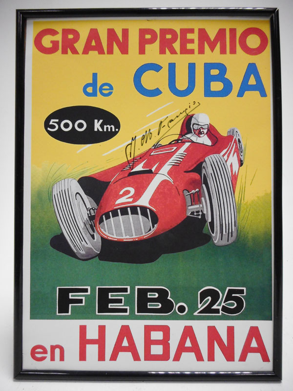 Lot 188 - A 1958 Cuban Grand Prix Poster
