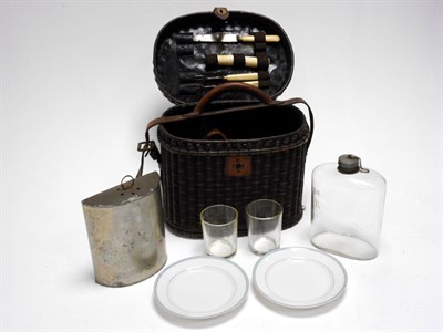 Lot 91 - A Very Early Travelling Picnic Set, c1904