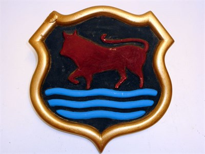 Lot 215 - A Morris 'Bull' Showroom Plaque