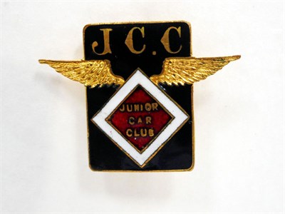 Lot 225 - Brooklands 'JCC' Lapel Badge