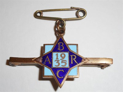 Lot 226 - 1935 Brooklands BARC Lapel Badge