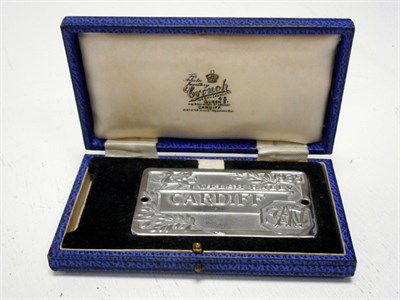 Lot 248 - Welsh Rally Competitor's Plaque, 1935