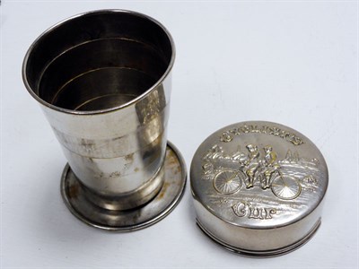 Lot 258 - A Telescopic Cyclist's Cup