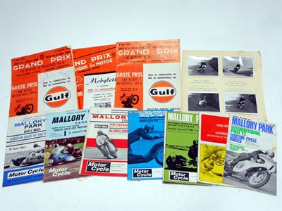 Lot 270 - Quantity of Motorcycle Racing Programmes