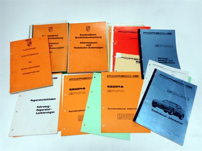 Lot 303 - Quantity of Porsche Technical Literature