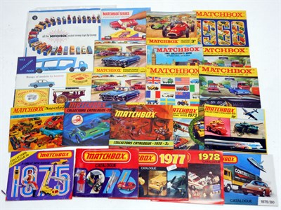 Lot 325 - Matchbox Promotional Catalogues