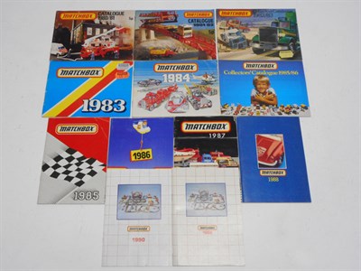 Lot 326 - Matchbox Promotional Catalogues