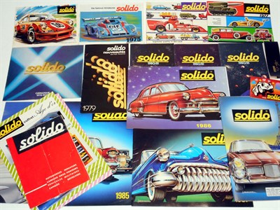Lot 329 - Solido Models Promotional Catalogues