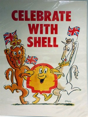 Lot 362 - A 'Celebrate With Shell' Advertising Poster