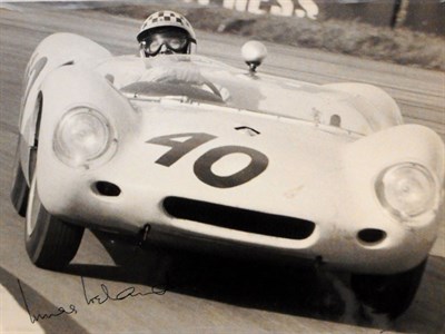 Lot 371 - A Lotus Press Photograph Signed by Innes Ireland