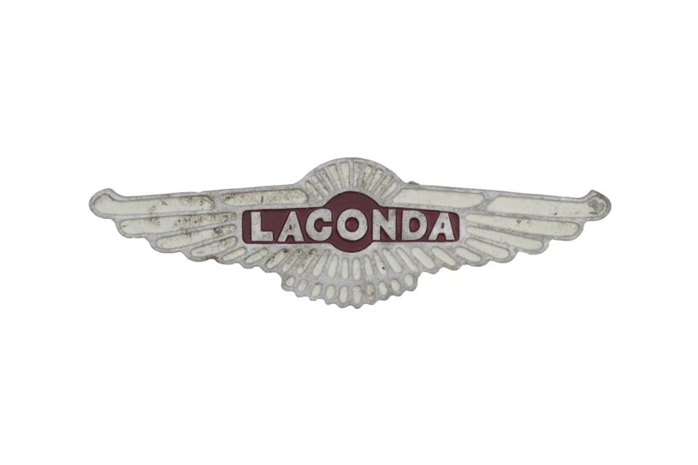 Lot 37 - A Lagonda Wall Plaque
