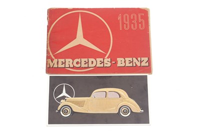 Lot 236 - A Rare Mercedes-Benz Sales Brochure, 1935