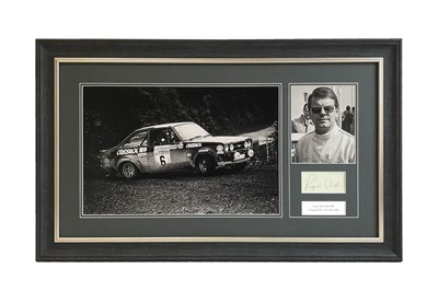 Lot 322 - 'Roger Clark in the Ford Escort' Autograph Presentation (1939 - 1988)