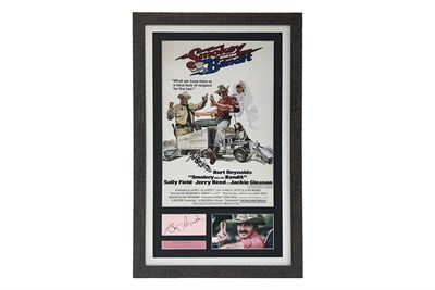 Lot 329 - Burt Reynolds 'Smokey and the Bandit' Autograph Presentation
