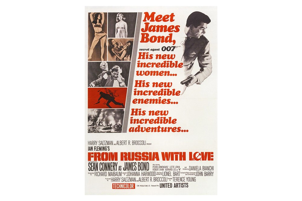 Lot 120 - James Bond 'From Russia with Love' Movie Poster
