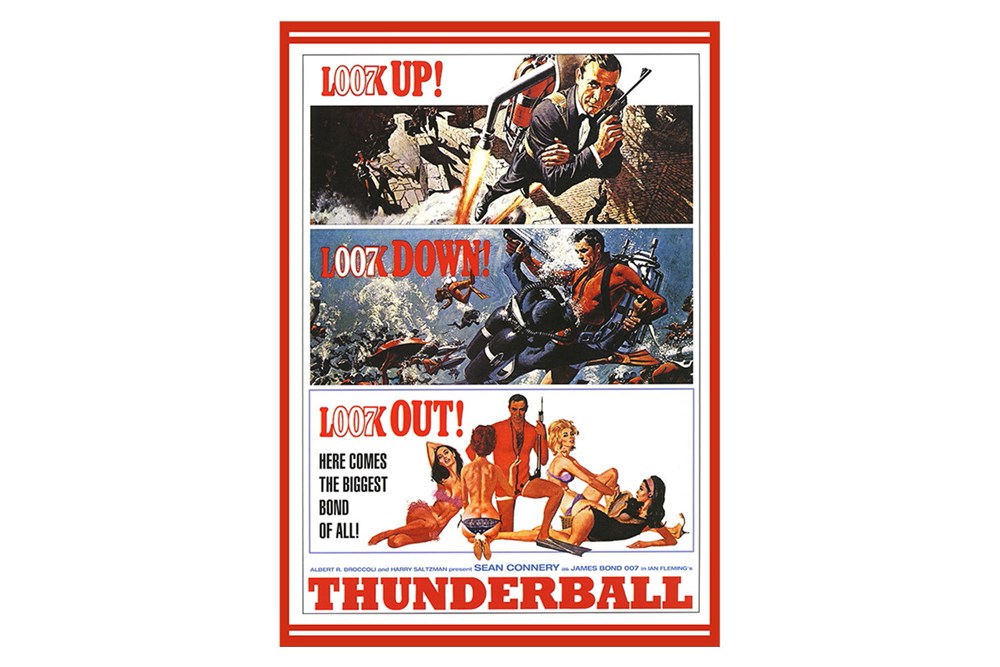 Lot 226 - James Bond 'Thunderball' Movie Poster