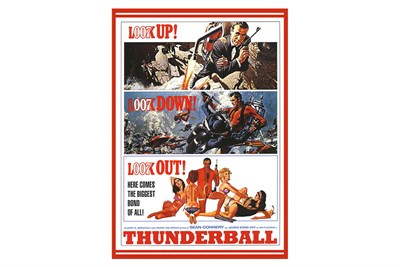 Lot 226 - James Bond 'Thunderball' Movie Poster