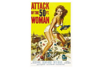 Lot 242 - 'Attack of the 50ft Woman' Movie Poster