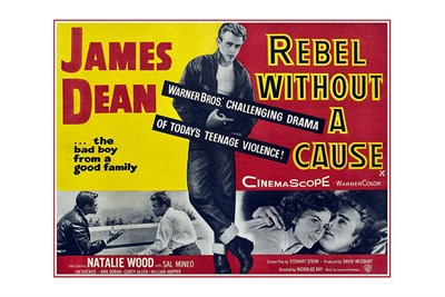 Lot 369 - James Dean 'Rebel Without a Cause' Movie Poster