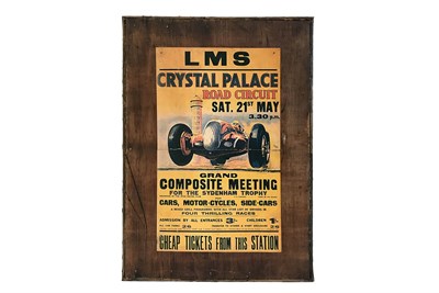 Lot 216 - An LMS Crystal Palace Poster