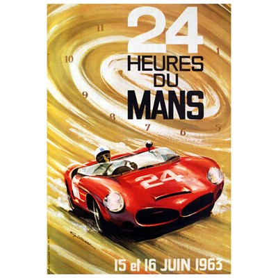 Lot 206 - A Le Mans Poster, 1963