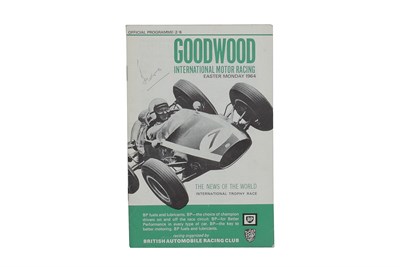 Lot 225 - 1964 Goodwood International Race Programme (Signed)