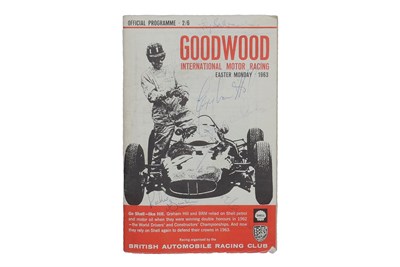 Lot 229 - 1963 Goodwood International Motor Racing Programme (Signed)