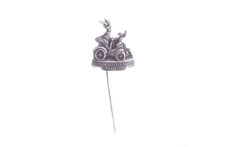 Lot 196 - Gordon Bennett Trophy Silver Lapel Pin