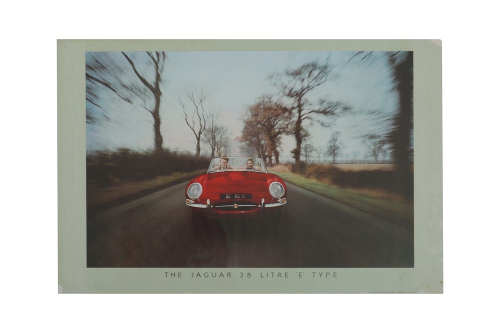 Lot 81 - A Rare Jaguar E-type Showroom Poster