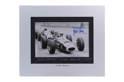 Lot 318 - Jackie Stewart Signed Photograph